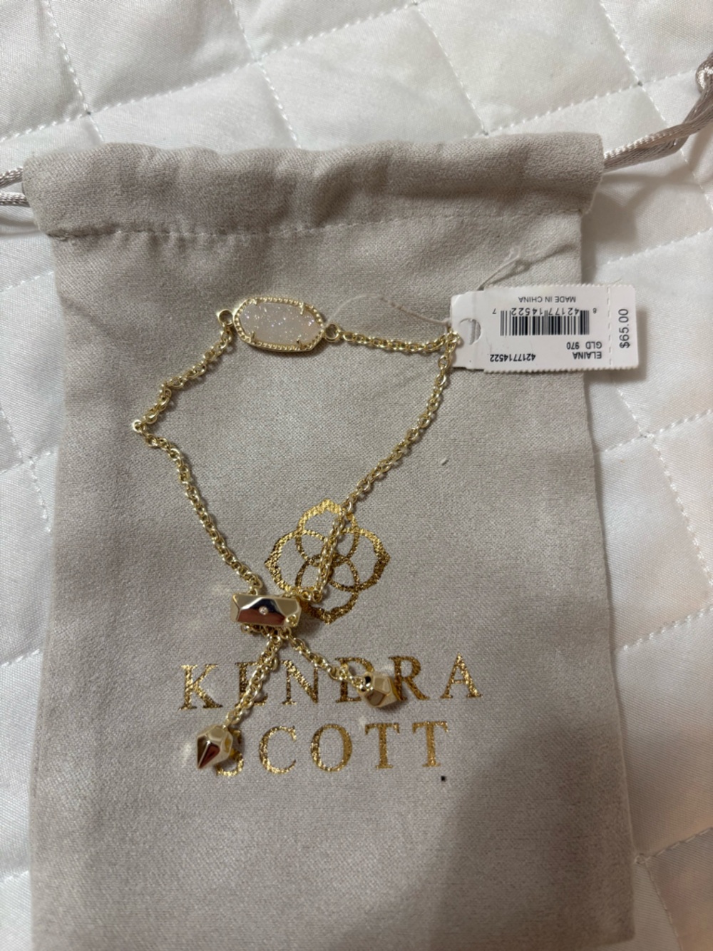 Kendra Scott Gold Elaina bracelet